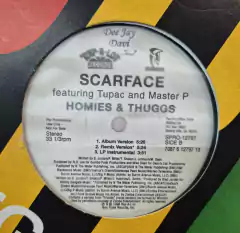LP SCARFACE FEAT. TUPAC AND MASTER P - HOMIES & THUGGS (SINGLE 12") na internet