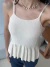 BLUSA TRICOT ALCINHA PEPLUM AJ - comprar online