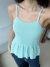 BLUSA TRICOT ALCINHA PEPLUM AJ na internet