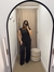 CONJUNTO BLUSA TRANSPASSADA/CALÇA ALFAIATARIA QT