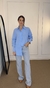 Imagem do CALÇA JEANS CLARO WIDE LEG AJ