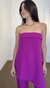 CONJUNTO BLUSA SEM ALÇA ASSIMETRICA VE - Maria Figoya