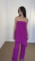 CONJUNTO BLUSA SEM ALÇA ASSIMETRICA VE - loja online