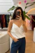 BLUSA ALCINHA FAIXA JM - Maria Figoya