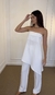 CONJUNTO BLUSA SEM ALÇA ASSIMETRICA VE - comprar online