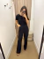 CONJUNTO BLUSA MANGA/CALÇA FRISO MC