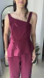 CONJUNTO BLUSA ASSIMÉTRICA BOTÕES/CALÇA AB - comprar online