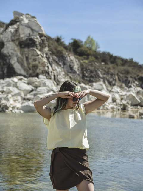 MUSCULOSA CALA AMARILLO - comprar online