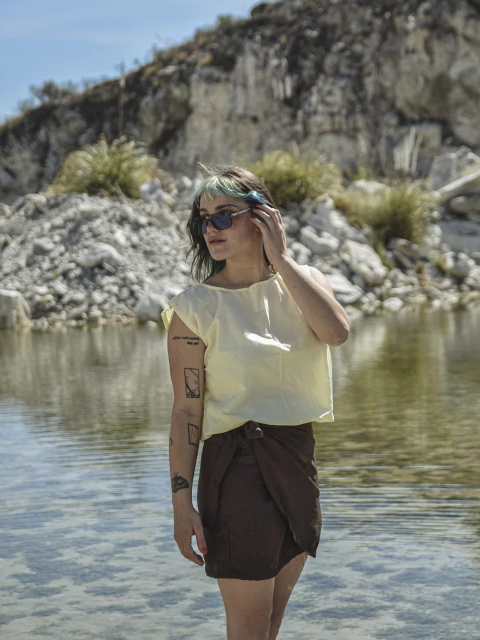 FALDA HAWAI CHOCOLATE - comprar online