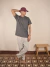 FUNKY PANT RAYADO BLANCO CELESTE MEN en internet