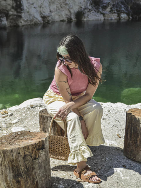 PANTALON PORTUGAL MANTECA - comprar online