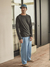 BUZO FORMENTERA RAGLAN NEGRO MEN en internet