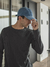 BUZO FORMENTERA RAGLAN NEGRO MEN - Z I B A H