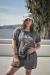 BLUSA PEACE GRIS ACERO - Z I B A H