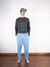 BUZO FORMENTERA RAGLAN NEGRO MEN - tienda online