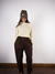 PANT HYGGE GABARDINA CHOCOLATE - tienda online