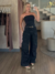 Corset jeans black - comprar online