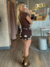 Shorts saia cow print na internet