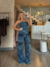 Calça cargo escura wash - comprar online