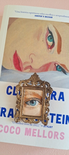 Broche número 01 - olho azul na internet