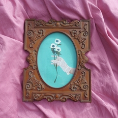 Anemones - pintura com moldura de leilão - comprar online