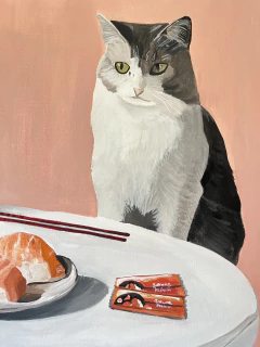 Imagem do Gatinhos comedores de sushi (niguiri)