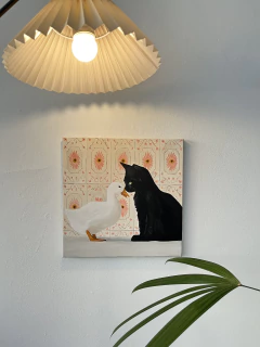 Patinho e gatinho na internet