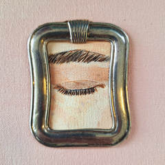 Mini pintura olho fechado