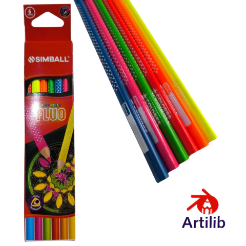 Lapices x6 SIMBAL Fluo - comprar online