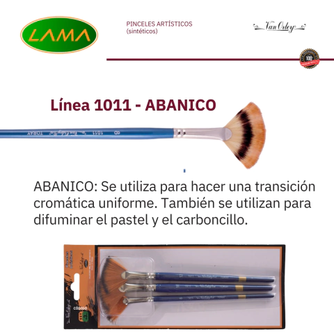 Pincel sintético abanico n°16 (4396)