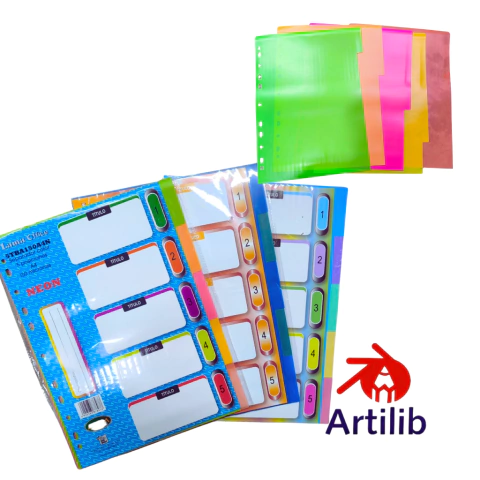 Separadores de PVC A4 -ELEGI EL COLOR! (2991) - comprar online
