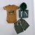 CAMPERA BEBÉ RÚSTICO VERDE MELANGE en internet