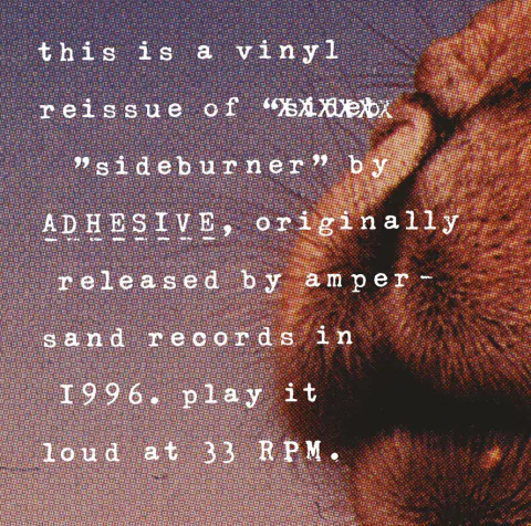 ADHESIVE "SIDEBURNER"