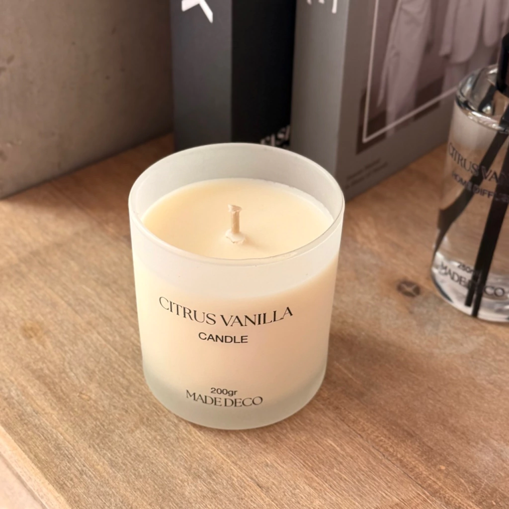Citrus Vanilla Soy Candle