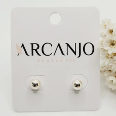 Brinco Bolinha 5mm Prata 925 - comprar online