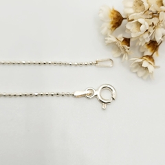 Tornolezeira Elo Bolinhas 23cm Prata 925 - comprar online