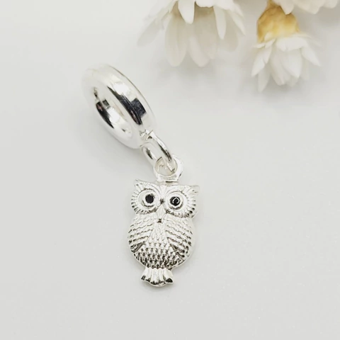 Berloque Coruja Prata 925 - comprar online