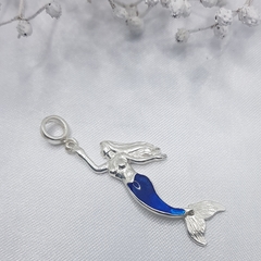 Berloque Sereia Azul Prata 925 - comprar online