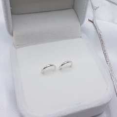 Brinco Piercing Liso 7 mm Prata 925 (Unidade) na internet