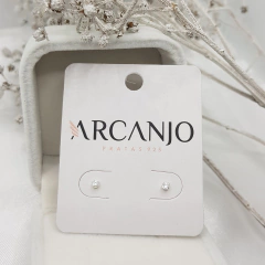 Brinco Ponto de Luz Zircônia 2mm Prata 925