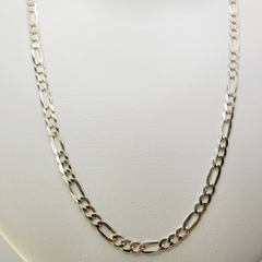 Corrente Masculina 4mm Elo Grande Elo Pequeno 60cm Prata 925 na internet