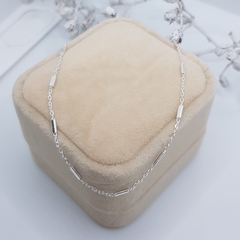 Corrente Cartier Chapinhas 45cm Prata 925 - loja online