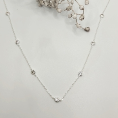 Corrente Pontos de Luz 40+5cm Prata 925 - PratasArcanjo