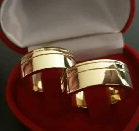 alianças 10mm