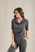 Blusa com manga 3/4 Musgos - Priori - Loja de Moda Feminina