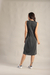 Vestido com pregas Musgos - comprar online