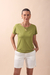 Blusa básica com decote redondo Lagoinha