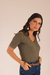 Blusa básica canelada Viés - Priori - Loja de Moda Feminina