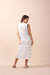 Vestido listrado Areia - loja online