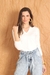Blusa manga comprida de malha Pull - Priori - Loja de Moda Feminina
